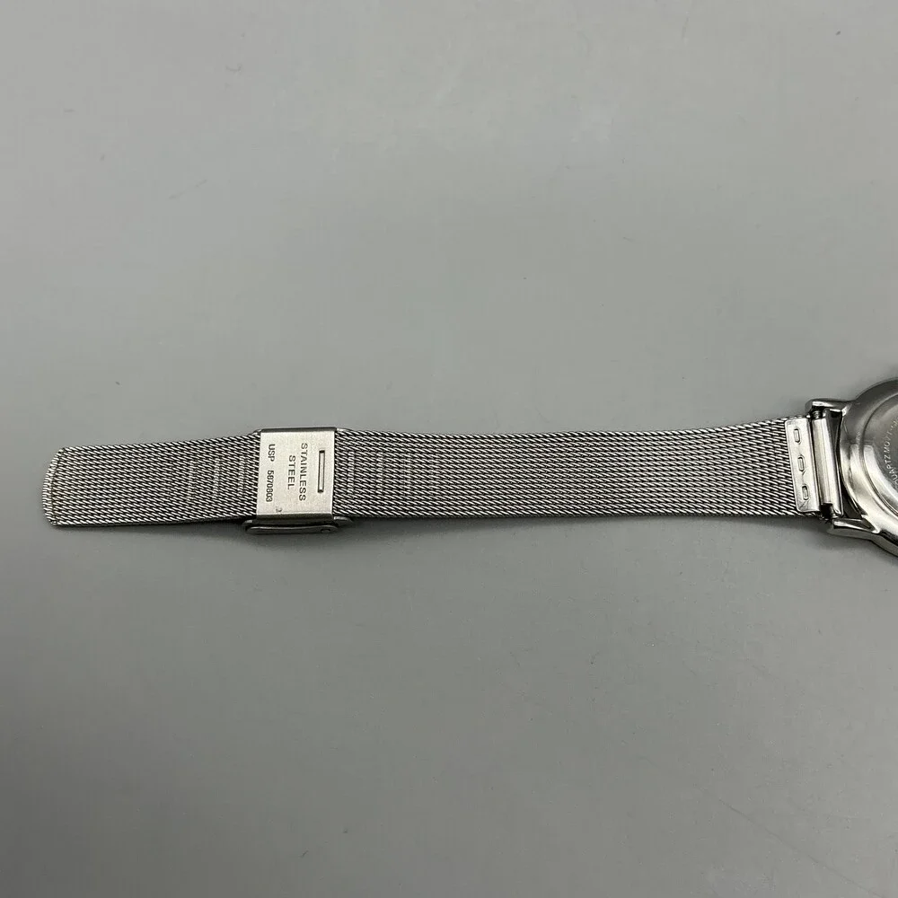 Grenen Womens Watch 27mm MOP Dial Stainless Mesh Band M225SSI New Battery